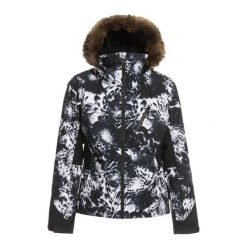 Kurtka narciarska damska Roxy Insulated Snow 15K. Czarne kurtki damskie Roxy, na zimę, xs, bez wzorów, bez kaptura. Za 569.99 zł.