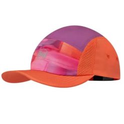 Czapka z daszkiem Damska Buff 5 Panel Go Cap. Szare czapki z daszkiem damskie Buff, bez wzorów, z elastanu. W wyprzedaży za 127.43 zł.
