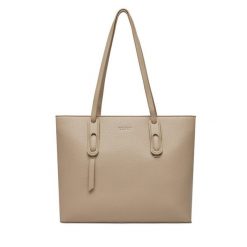 Torebka Lasocki. Brązowe shopper bag Lasocki, bez dodatków. Za 199.99 zł.