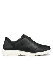 Geox Sneakersy D Nebula 2.0 D45VUC 08514 C9997 Czarny. Czarne obuwie sportowe damskie Geox, ze skóry, bez zapięcia. Za 389.99 zł.