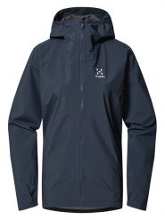 Haglöfs Kurtka funkcyjna "Korp Proof" w kolorze granatowym rozmiar: XS. Niebieskie kurtki sportowe damskie Haglöfs, m, bez wzorów, z materiału, bez kaptura. Za 320.63 zł.
