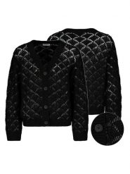 Eight2Nine Kardigan w kolorze czarnym rozmiar: M/L. Czarne kardigany damskie Eight2Nine, l, bez wzorów. Za 113.99 zł.