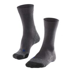 Skarpetki damskie Falke TK2 Cool. Szare skarpetki damskie Falke, bez wzorów, z elastanu. Za 161.50 zł.