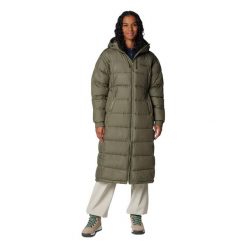 Płaszcz puchowy damski Columbia Pike Lake II Long. Fioletowe płaszcze damskie Columbia, m, bez wzorów, z puchu, bez kaptura. Za 729.99 zł.