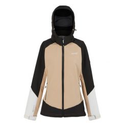 Kurtka Damska Desoto X Soft Shell. Brązowe kurtki damskie Regatta, bez wzorów, bez kaptura. Za 162.99 zł.