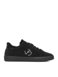 Eva Minge Sneakersy EO-ELLA-WSDR13670 Czarny. Czarne obuwie sportowe damskie Eva Minge, z materiału, bez zapięcia. Za 149.99 zł.