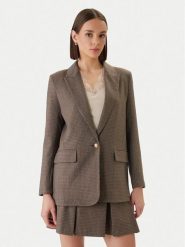 Morgan Marynarka 261-VEN.F Brązowy Regular Fit. Brązowe marynarki i żakiety damskie Morgan, bez wzorów, z syntetyku. Za 479.99 zł.