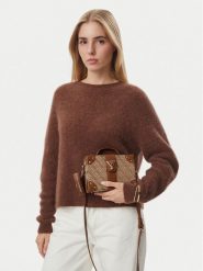 Guess Torebka J6BZ04 W3964 Brązowy. Brązowe kuferki damskie Guess, z aplikacjami, bez dodatków. Za 344.99 zł.