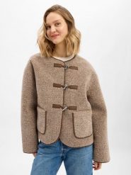 MbyM kurtka ze sztucznego futra - Keisa Kobiety beżowy|brązowy, XS/S. Brązowe kurtki damskie mbyM, s, bez wzorów, bez kaptura. Za 429.95 zł.