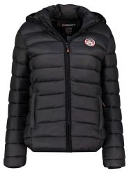 Geographical Norway Kurtka pikowana "Atikabadge" w kolorze czarnym rozmiar: XXL. Czarne kurtki damskie Geographical Norway, xxl, bez wzorów, bez kaptura. Za 140.20 zł.