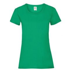 Koszulka Damska Valueweight. Zielone bluzki damskie Fruit of the Loom, l, bez wzorów, sportowe, bez kołnierzyka, bez ramiączek. Za 30.99 zł.