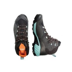 Buty trekkingowe damskie Mammut Sapuen High GTX. Czarne obuwie trekkingowe damskie Mammut, z materiału, bez zapięcia. Za 1,033.00 zł.