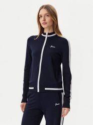 Guess Bluza V5GQ01Z3D60 Granatowy Regular Fit. Niebieskie bluzy damskie Guess, m, z aplikacjami, z wiskozy, bez kaptura. Za 259.99 zł.