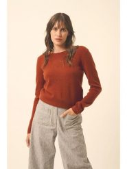 Just Cashmere Kaszmirowy sweter w kolorze jasnobrązowym rozmiar: S. Brązowe swetry klasyczne damskie Just Cashmere, s, z kaszmiru, bez kołnierzyka. Za 361.99 zł.