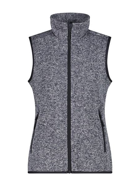 CMP Kamizelka polarowa w kolorze szarym rozmiar: 38. Szare kamizelki damskie CMP, bez wzorów, z materiału, bez kaptura. Za 109.00 zł.