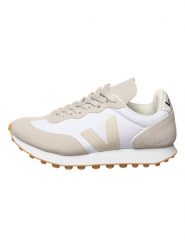 Veja Sneakersy "Rio Branco" w kolorze biało-beżowym rozmiar: 41. Białe obuwie sportowe damskie Veja, z materiału, bez zapięcia. Za 483.17 zł.
