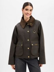 Barbour Kurtka z tkaniny woskowanej Kobiety Bawełna zielony, 34. Zielone kurtki damskie Barbour, bez wzorów, z bawełny, bez kaptura. Za 1,999.95 zł.