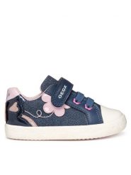 Geox Sneakersy B Gisli B551MB 00954 C4005 M Granatowy. Niebieskie buty sportowe dziewczęce Geox, bez wzorów, z materiału, bez zapięcia. Za 159.99 zł.