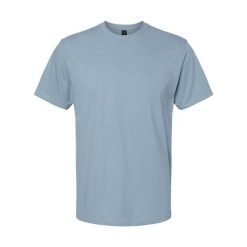 Koszulka Unisex Dla Dorosłych Softstyle Midweight. Niebieskie bluzki damskie GILDAN, xl, bez wzorów, sportowe, bez kołnierzyka, bez ramiączek. Za 43.99 zł.