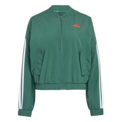 Bluza Adidas Sport W 3S Wv Wb Wc Damskie. Zielone bluzy damskie Adidas, s, bez wzorów, z materiału, bez kaptura. Za 357.99 zł.
