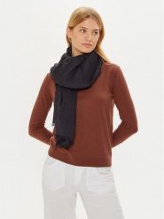 Guess Chusta AW5223 VIS03 Czarny. Czarne chusty damskie Guess, z aplikacjami, z materiału. Za 299.99 zł.