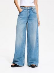 Jeansy baggy fit - niebieski. Niebieskie jeansy damskie Reserved. Za 149.99 zł.