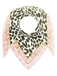 Zwillingsherz Chusta trójkątna w kolorze oliwkowo-kremowym - 200 x 130 cm rozmiar: onesize. Brązowe chusty damskie Zwillingsherz, bez wzorów, z bawełny. Za 126.99 zł.