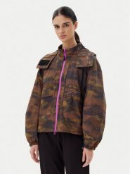 EA7 Emporio Armani Kurtka przejściowa 7W000263 AF13154 F6035 Brązowy Loose Fit. Brązowe kurtki damskie EA7 Emporio Armani, xs, bez wzorów, z bawełny, bez kaptura. Za 719.99 zł.