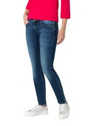 Timezone Dżinsy "Enya" - Slim fit - w kolorze granatowym rozmiar: W26/L30. Niebieskie jeansy damskie Timezone. Za 127.35 zł.