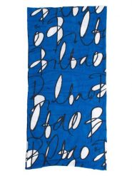 Buff Szal-koło w kolorze niebieskim - 50 x 24 cm rozmiar: onesize. Niebieskie szaliki damskie Buff, bez wzorów, z materiału. Za 92.21 zł.