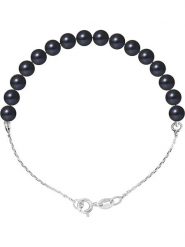 Pearl Addict Srebrna bransoletka z perłami rozmiar: onesize. Czarne bransoletki damskie Pearl Addict, srebrne. Za 173.99 zł.