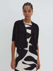 Someday Kardigan w kolorze czarnym rozmiar: 38. Czarne kardigany damskie someday., bez wzorów, z bawełny. Za 192.33 zł.