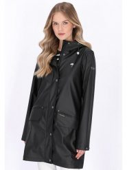 Schmuddelwedda Płaszcz przeciwdeszczowy w kolorze czarnym rozmiar: XS. Czarne płaszcze damskie Schmuddelwedda, xs, bez wzorów, bez kaptura. Za 208.99 zł.