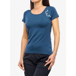 Koszulka wspinaczkowa damska Ocun Bamboo T Blossom. Niebieskie koszulki sportowe damskie Ocun, bez wzorów, bez ramiączek. Za 140.99 zł.