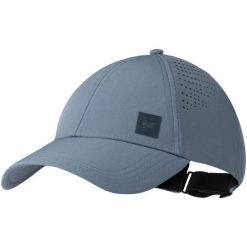 Czapka z daszkiem Summit Cap Stone Blue UPF 50. Niebieskie czapki z daszkiem damskie Buff, bez wzorów, z materiału. Za 130.99 zł.