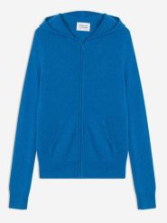 AUTHENTIC CASHMERE Kaszmirowy kardigan "Colombis" w kolorze niebieskim rozmiar: M. Niebieskie kardigany damskie AUTHENTIC CASHMERE, m, bez wzorów, z kaszmiru. Za 413.99 zł.