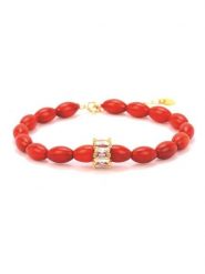 Luxenter Bransoletka z kryształami rozmiar: onesize. Żółte bransoletki damskie Luxenter, srebrne. Za 148.26 zł.