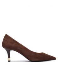 Furla Szpilki Aria YL581FA C10000 CN 2460S Brązowy. Brązowe szpilki damskie Furla, bez wzorów, ze skóry, bez obcasa, na szpilce, bez zapięcia. Za 879.99 zł.