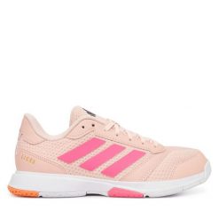 Buty do biegania adidas. Brązowe obuwie sportowe damskie Adidas, bez zapięcia, do biegania. Za 299.99 zł.