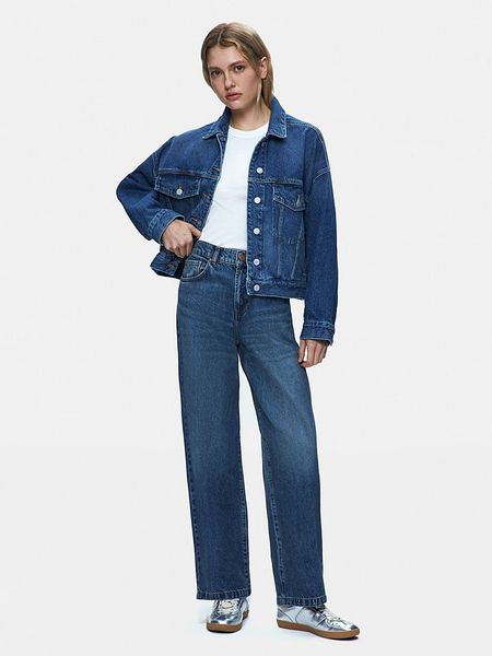 LTB Kurtka dżinsowa "Celia" w kolorze niebieskim rozmiar: S. Niebieskie kurtki damskie LTB, s, bez wzorów, z bawełny, bez kaptura. Za 157.73 zł.