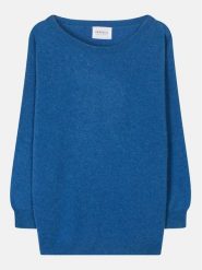 Perfect Cashmere Kaszmirowy sweter "Molly" w kolorze niebieskim rozmiar: M. Niebieskie swetry klasyczne damskie Perfect Cashmere, m, z kaszmiru, bez kołnierzyka. Za 387.44 zł.