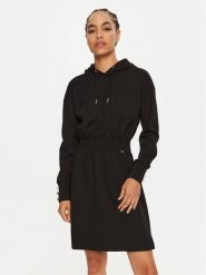Gaudi Sukienka codzienna 421BD14007 Czarny Regular Fit. Czarne sukienki damskie Gaudi, bez wzorów, z syntetyku, bez ramiączek. Za 539.99 zł.