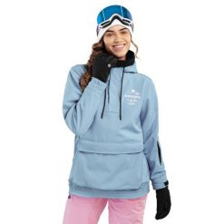 Kurtka snowboardowa Damska W3-W Prags. Niebieskie kurtki damskie SIROKO, m, bez wzorów, z softshellu, bez kaptura. Za 844.00 zł.