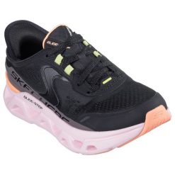 Buty sportowe Skechers Slip-ins Glide Step Altus. Czarne obuwie sportowe casual damskie Skechers, z syntetyku, bez zapięcia. Za 504.50 zł.