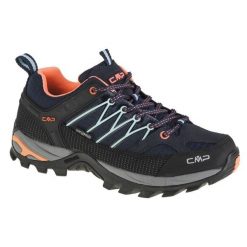 Buty CMP Rigel Low Wmn 3Q54456-92AD niebieskie. Niebieskie obuwie trekkingowe damskie z materiału, przed kostkę, bez zapięcia. Za 554.27 zł.
