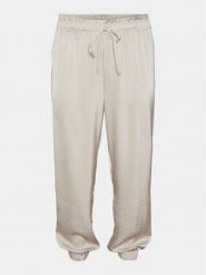 Vero Moda Curve Spodnie materiałowe Marys 10301979 Écru Loose Fit. Spodnie materiałowe damskie Vero Moda Curve, bez wzorów, z materiału. Za 239.99 zł.