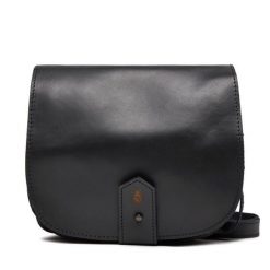 Torebka Fly London. Czarne listonoszki damskie Fly London, bez wzorów, bez dodatków. Za 419.99 zł.