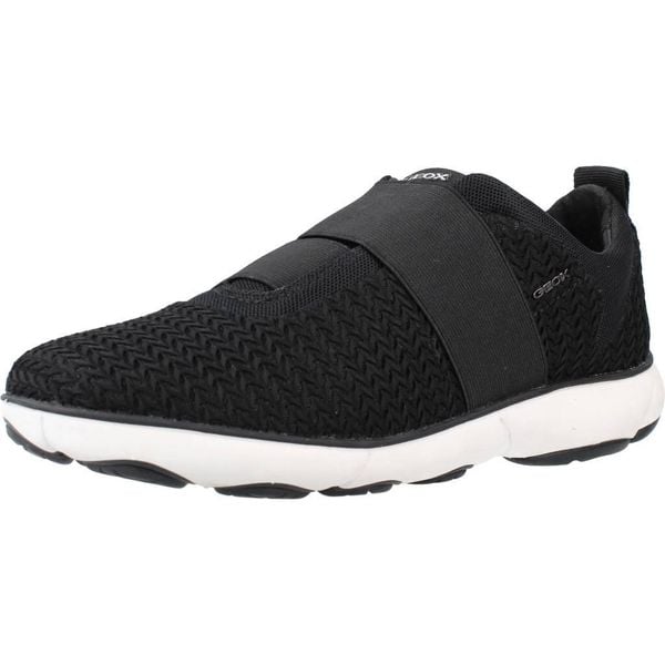 Buty GEOX D NEBULA B Czarny. Czarne obuwie trekkingowe damskie Geox, z tkaniny, bez zapięcia. Za 306.99 zł.