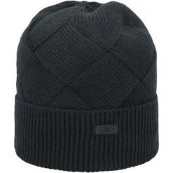 Cmp WOMAN KNITTED HAT damska czapka dziana 100% poliwęglan. Czarne czapki damskie CMP, bez wzorów. Za 121.00 zł.