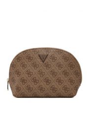 Guess Kosmetyczka PW7501 P5170 Beżowy. Brązowe kosmetyczki damskie Guess, z aplikacjami, ze skóry. Za 159.99 zł.
